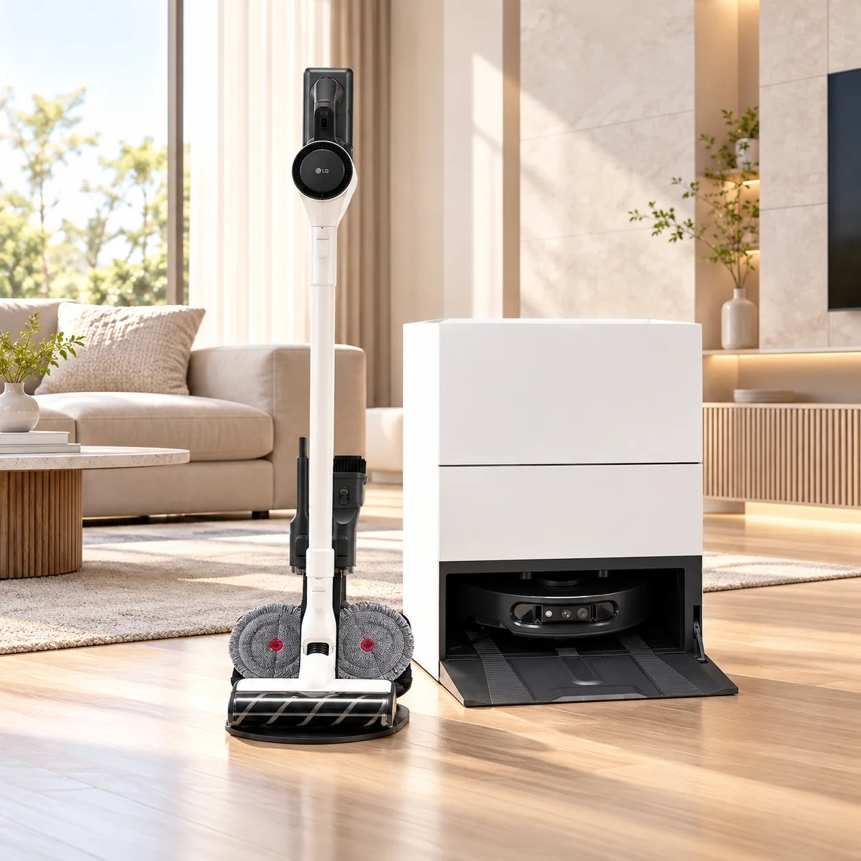 LG HOM-BOT AI 오브제컬렉션 RONi(로니) + LG 코드제로 A5